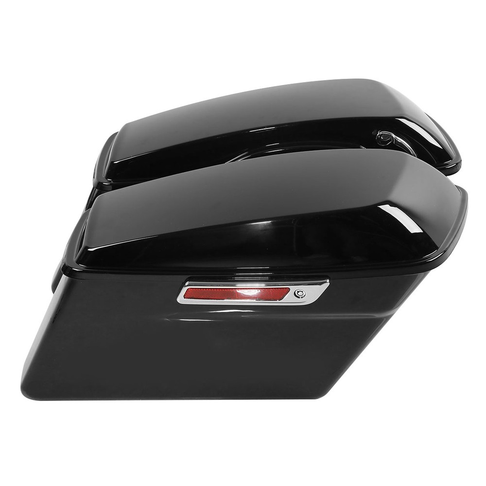 Hard Saddlebags Saddle Bags & Conversion Bracket For Harley Softail Heritage