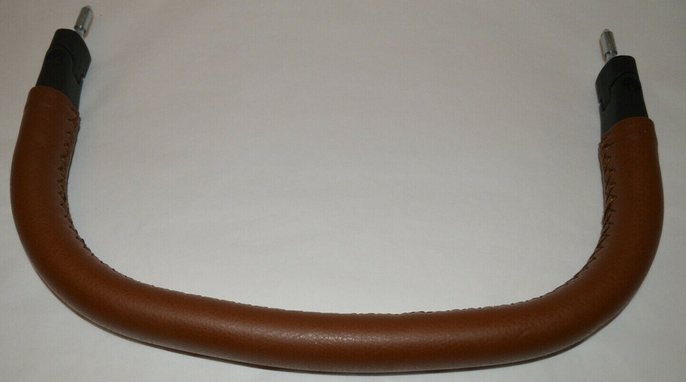 Austlen Stroller Front Leather Bumper Bar- Brown