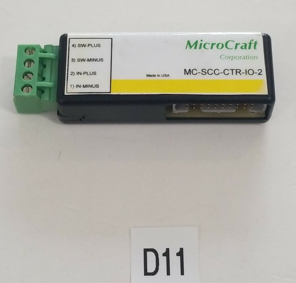 *PREOWNED* MicroCraft MC-SCC-CTR-IO-2 Module + Warranty & Free Shipping!