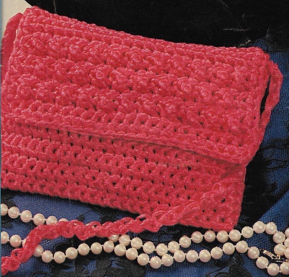 vintage, In The Red crochet pattern instructions