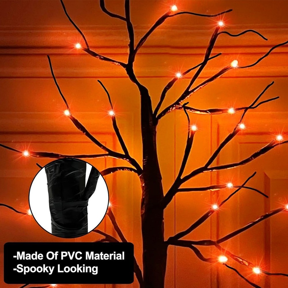 Spooky Halloween Tree Light Indoor Decoration.