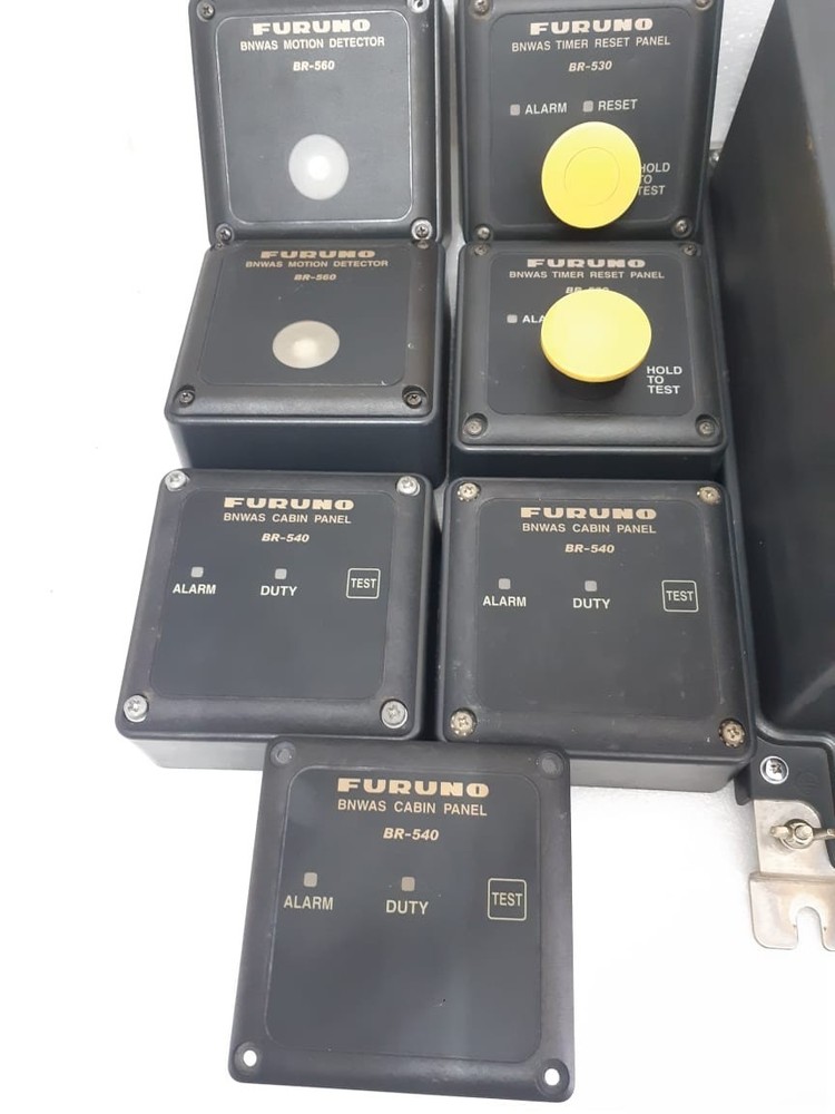 FURUNO BNWAS BR-500 MAIN ALARM, PROCESSOR, MOTION DETECTOR TIMER RESET - COMPLET