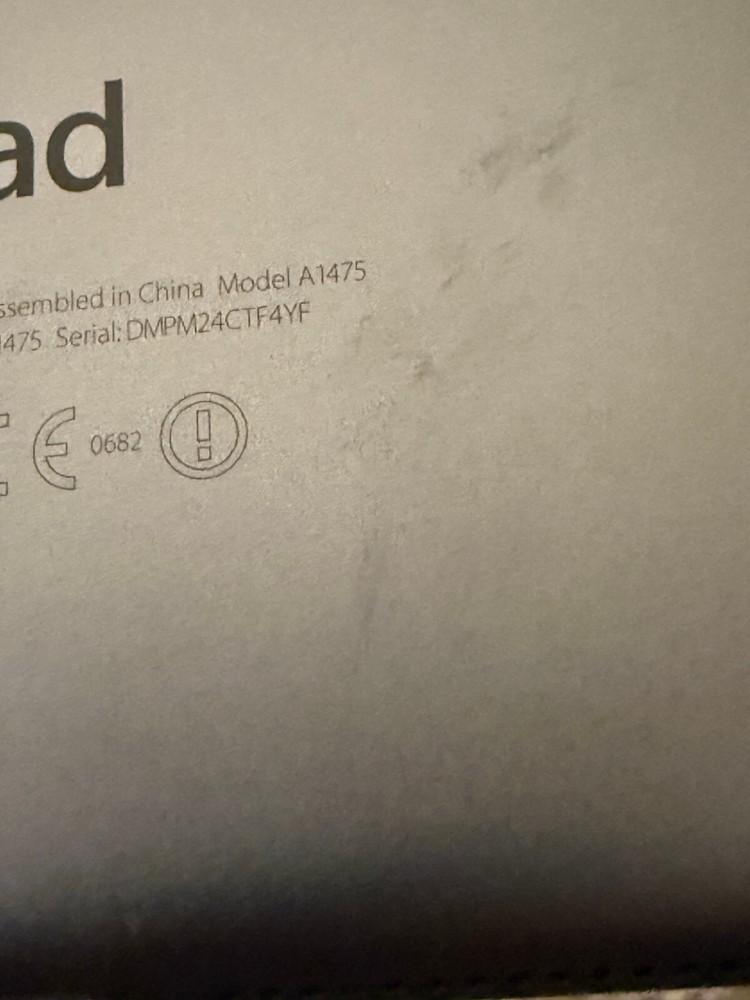 Apple iPad Air 1st Gen (model A1475, touchscreen issue) ONLY.