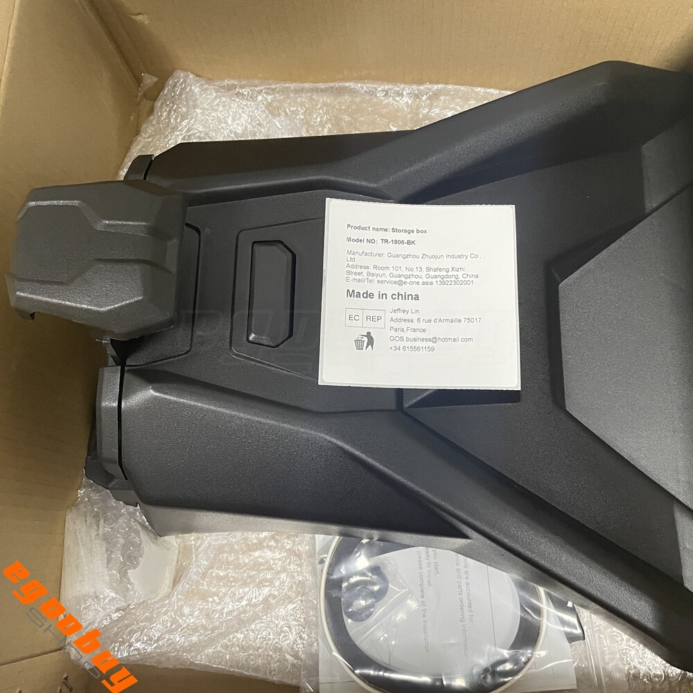 Black Electronic Device Tablet Holder Storage Box For Can-Am Commander MAX 2021