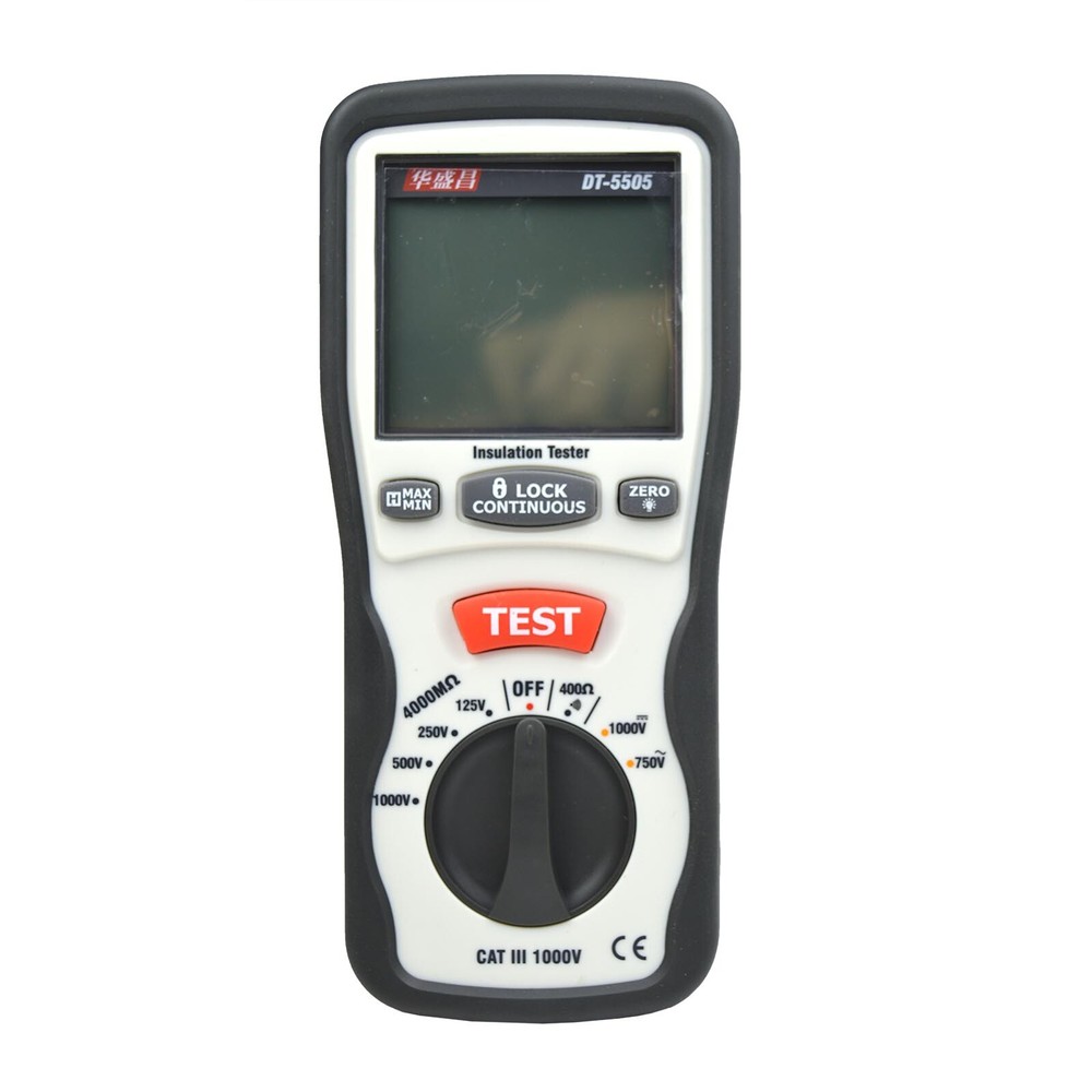 CEM DT-5505 Insulation Testers Large Dual Display with Backlight