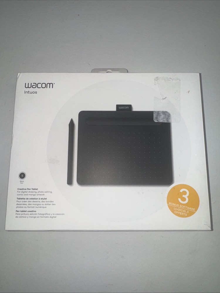 Wacom Intuos Creative Pen Tablet with Bluetooth - Medium, Black