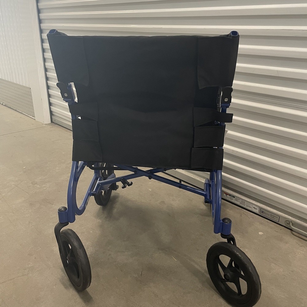 Strongback Mobility - SEATA R0001 - Mobility Chair - Blue - Foldable - READ