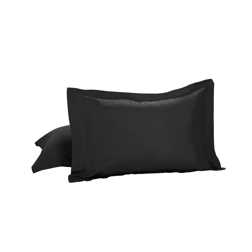 Tailored 2-Pack Sham Standard Black