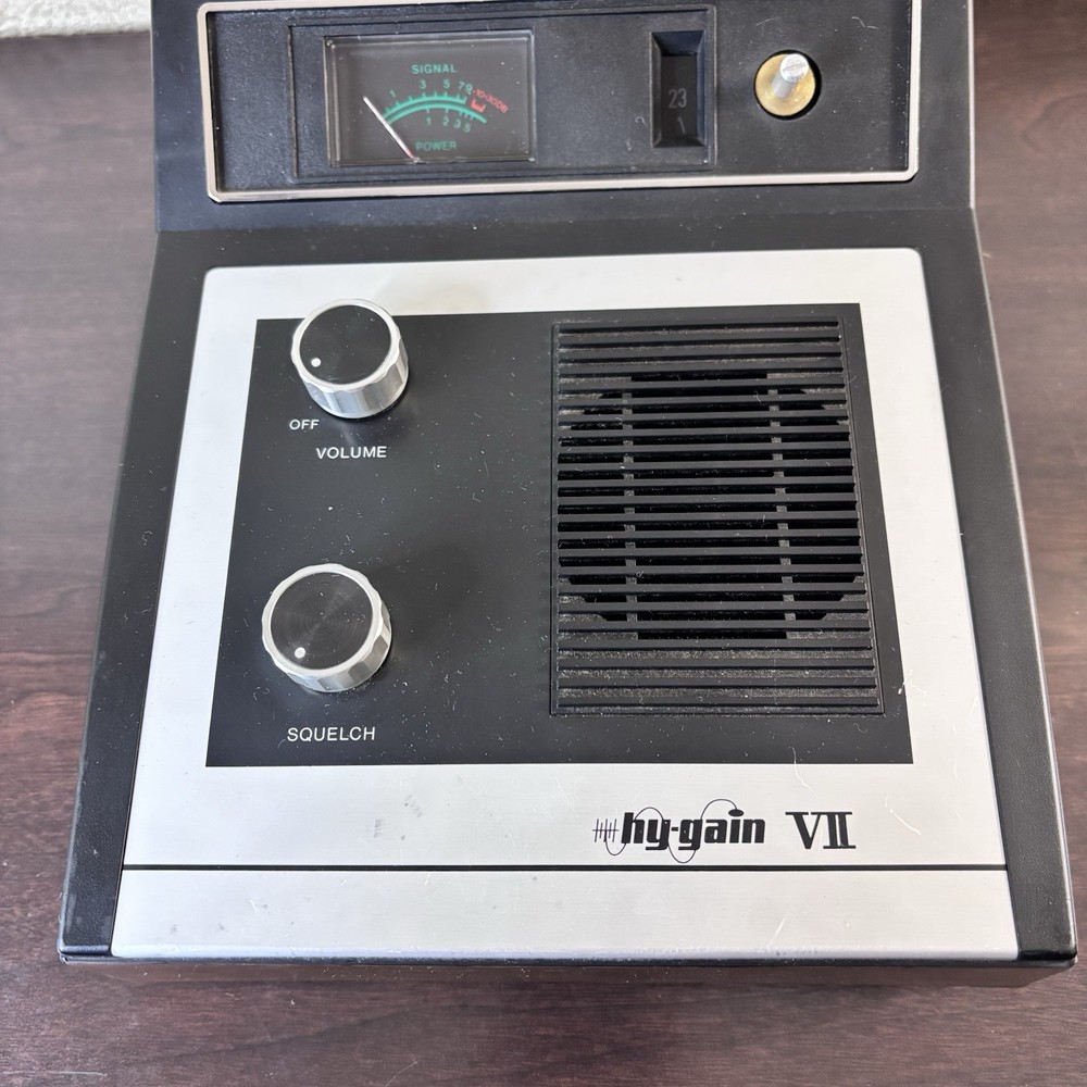 Vintage Hy-Gain VII CB Transceiver | Tested Working - No AC Cord *NOTES*