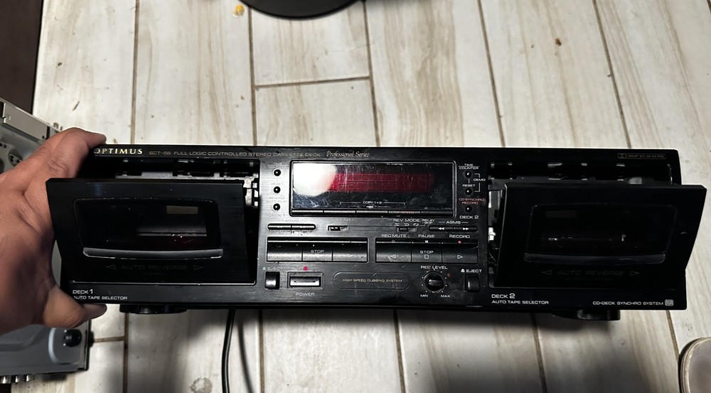 Optimus SCT-56 Stereo Cassette Deck