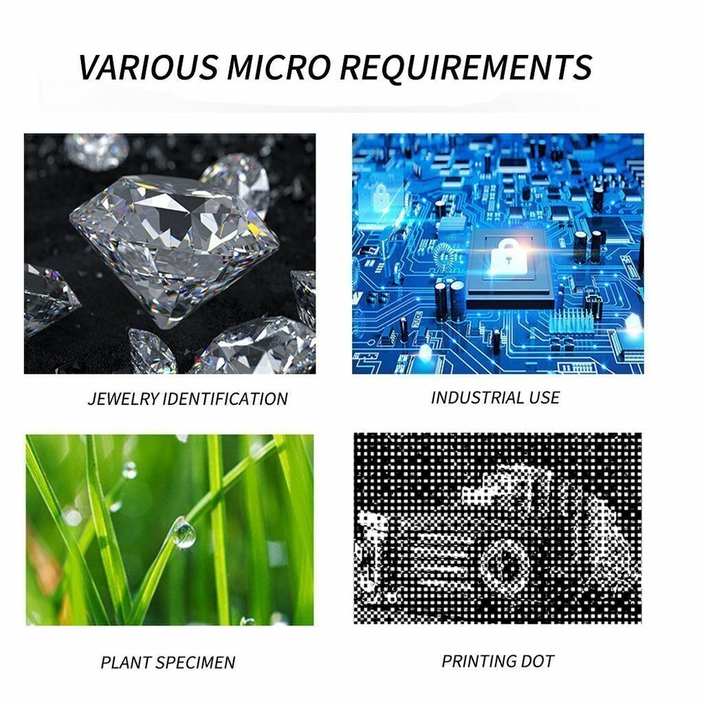 50X-1000X 8 LED Digital Microscope Camera Handheld USB Magnification Endoscope