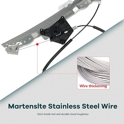 Power Window Regulator Front Left Driver Side fit for 2008-2010 for Dodge