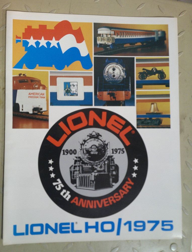 LIONEL TOY TRAIN CATALOG 1975