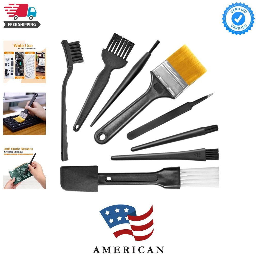 Small Portable Nylon Anti Static Brushes Electronics Computer Keyboard Laptop...