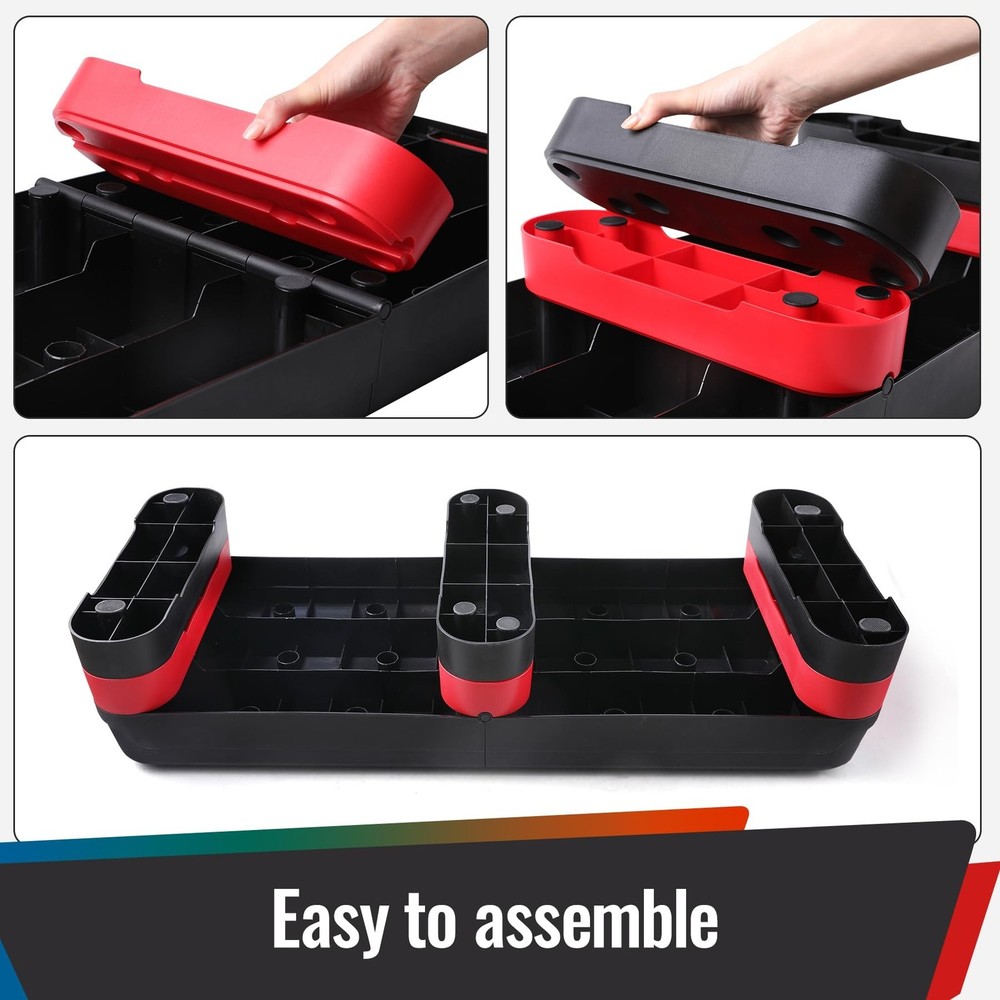 33.5" Aerobic Exercise Folding Step Platform for Home Workout, Configurable 3...