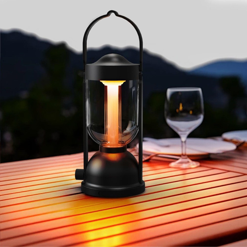 Camping Lantern, Portable Outdoor Camping Light, 2000 mAh Dimmable Decorative...