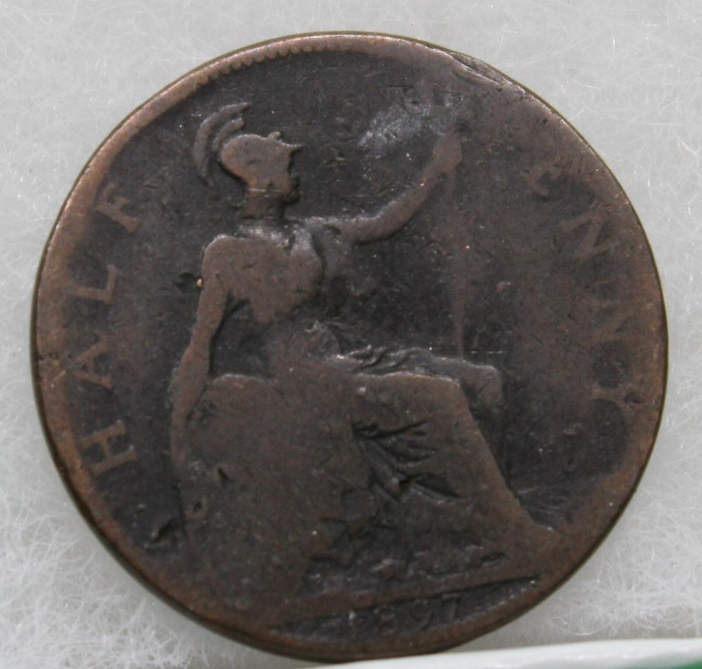 1897 Great Britain Half Penny
