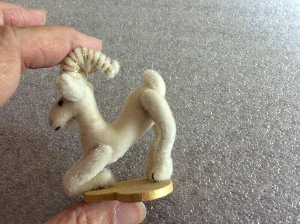 Hand Made Miniature Stuffed Jointed Ram