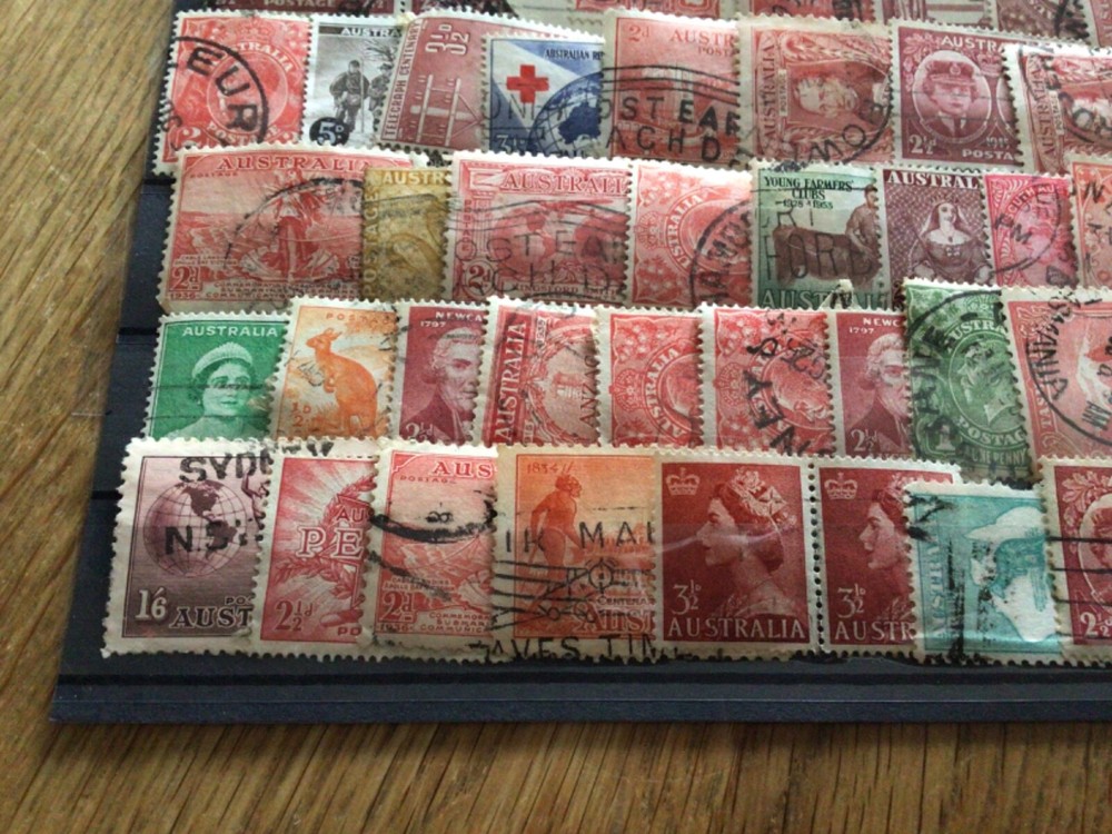 Australia mounted mint & used stamps A12502