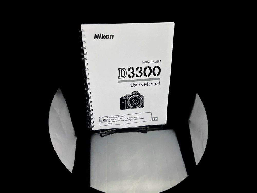 Nikon D3300 3300 Instruction Reference User Guide Coil Bound