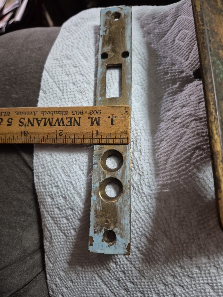 Solid Brass Antique Door Plate Escutcheon Set