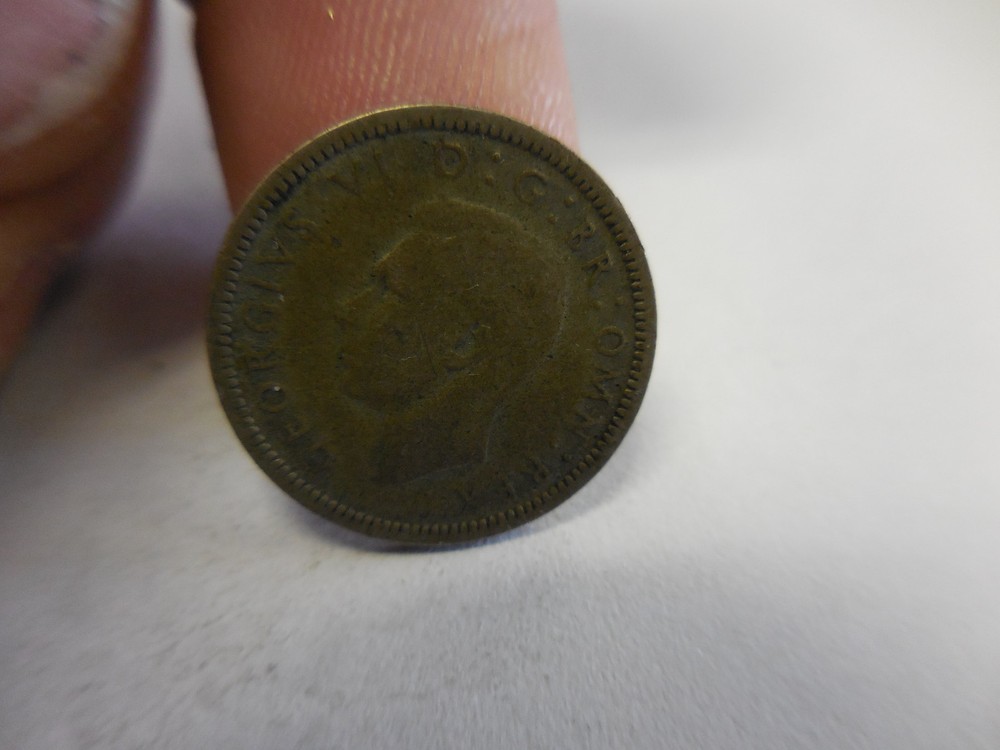 1937 - Great Britain Six-Pence Silver Coin