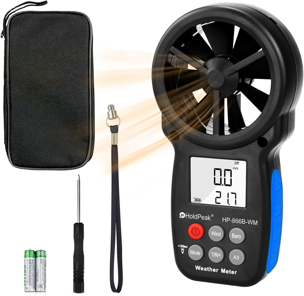 Lightweight Weather Meter with Barometric Logging & Altitude Correction Features