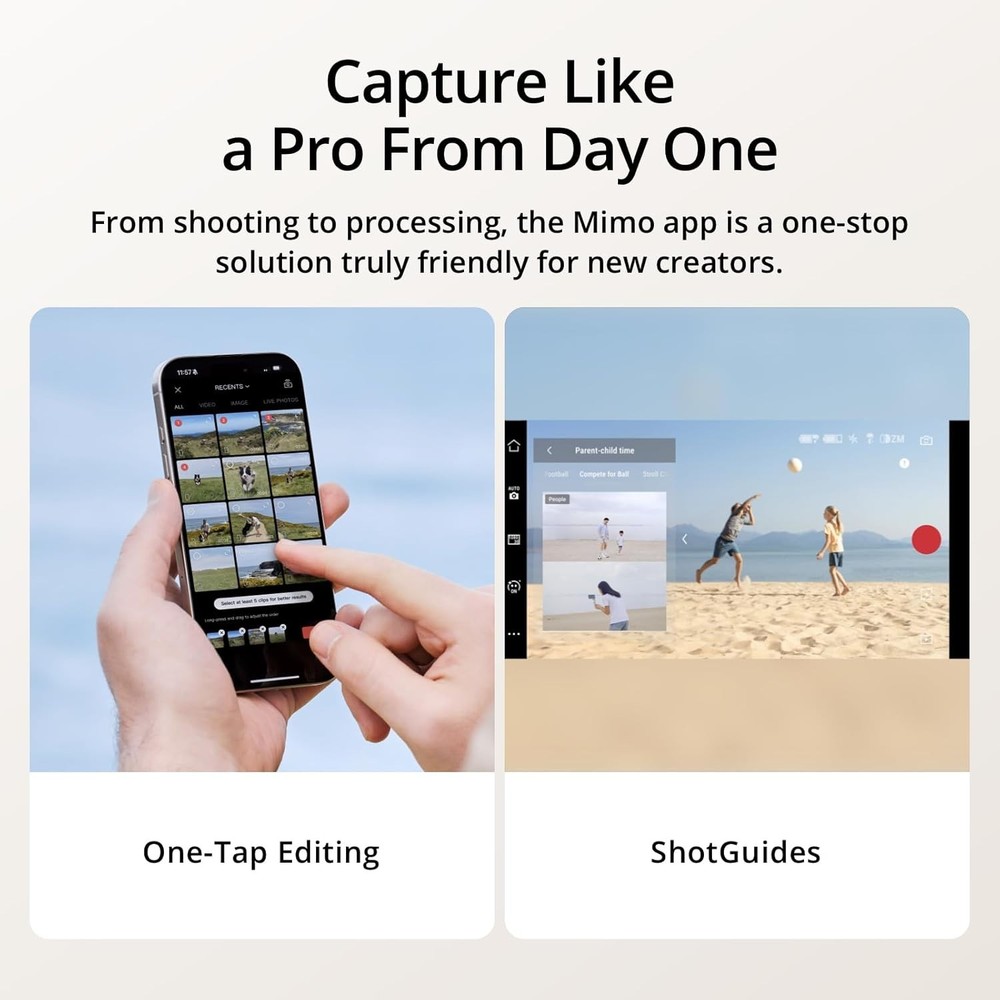 DJI Osmo Mobile 7P Gimbal Stabilizer for iPhone, Android, Native Tracking, Light