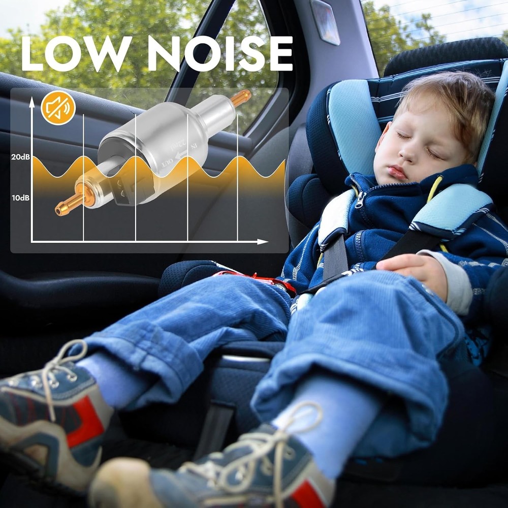 Diesel heater fuel pump, 12V 22ML quieter gas air heater electric fuel pump, use