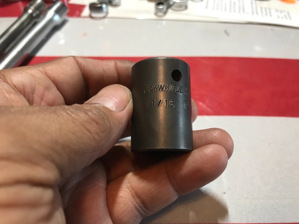 cornwell tools socket impact 11/16”  1/2” drive 6 points P3222 NICE 👍  AAAA