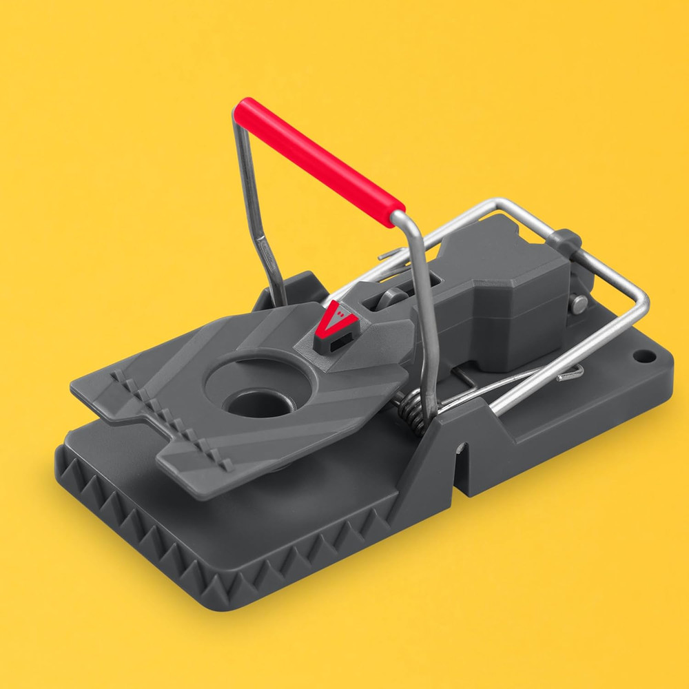 Power-Kill Humane Mouse Traps M393SSR - 6 Easy Set, Reusable, Power-Kill Mouse