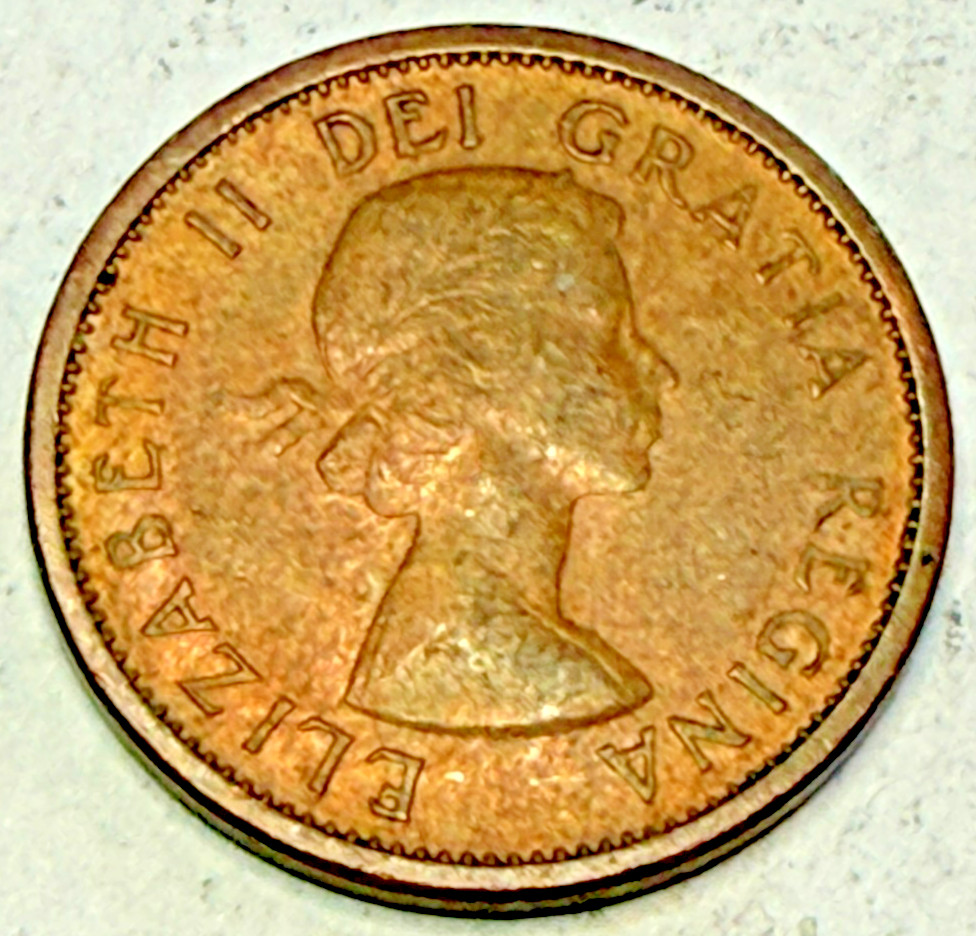 1964 Canada Small Cent Penny