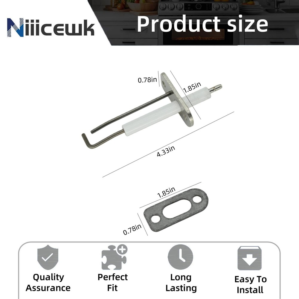 7828718 Ignitor Ionization Electrode Block and Graphite Gasket Compatible with V