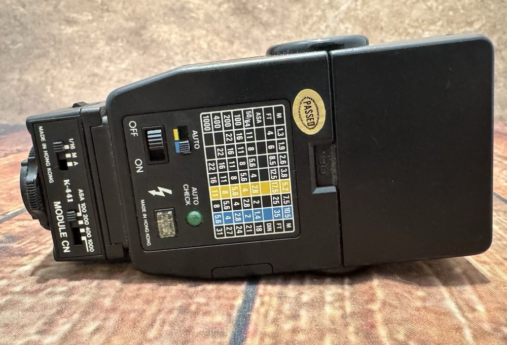 Vintage Kalimar SDZ-45 Dediacted Camera Flash - UNTESTED