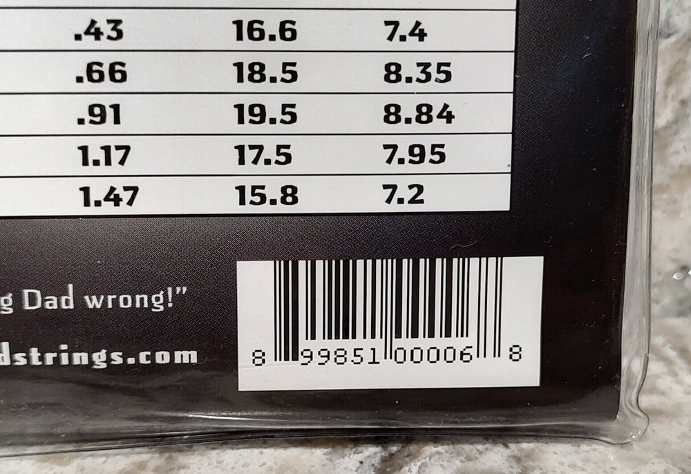 2 packs KNUCKLEHEAD 7 STRING ELECTRIC GUITAR STRINGS 10-58 MEDIUM