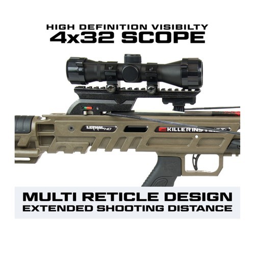 Killer Instinct Lethal HD405 Crossbow Bundle Hunting Weapon