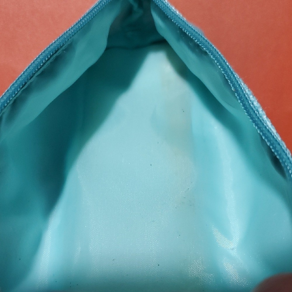 Estee Lauder Aqua Zippered Cosmetic Pouch