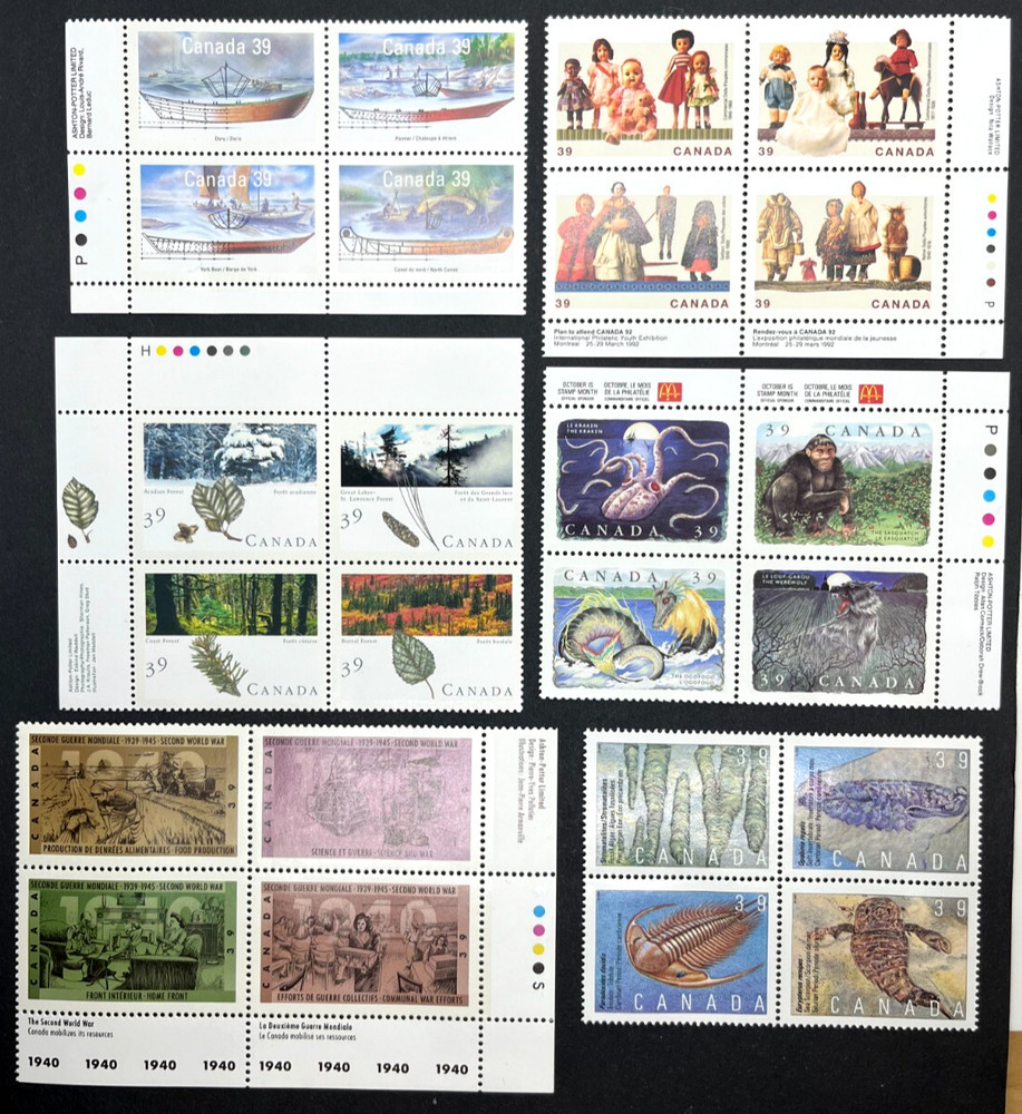 Canada Stamp - Complete Set of 1990 Issues
