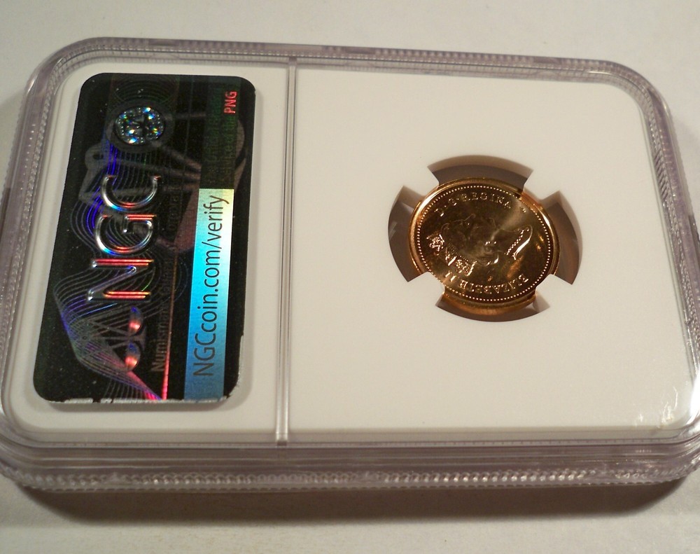 2000-W 1c CANADA NGC MS 68 RD CENT COPPER MS 68 RD RED