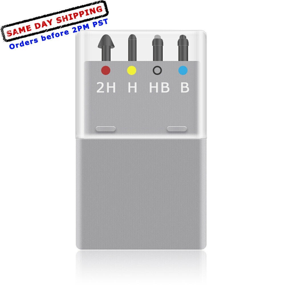 [2H/H/HB/B] Refill Pencil Pen Tips Replacement Kit for Microsoft Surface Pro 7