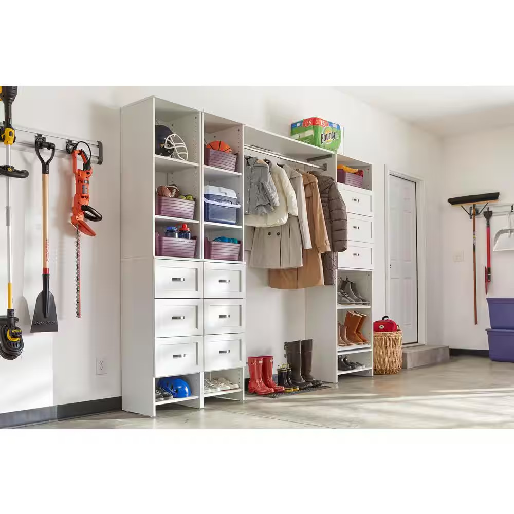 1-Gang White Duplex Outlet/Recepta