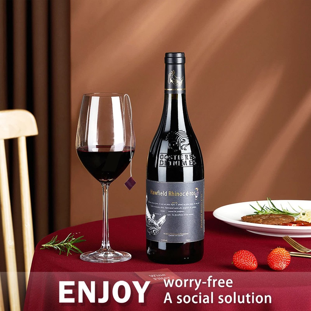 24-Pack Wine Filter Sulfite Purifier Remover for Headaches Sensitivities