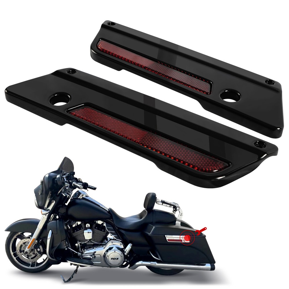 Saddle Bag Latch Lids Hardware Hinge Lock Kit For Harley Touring Glide 1993-2013