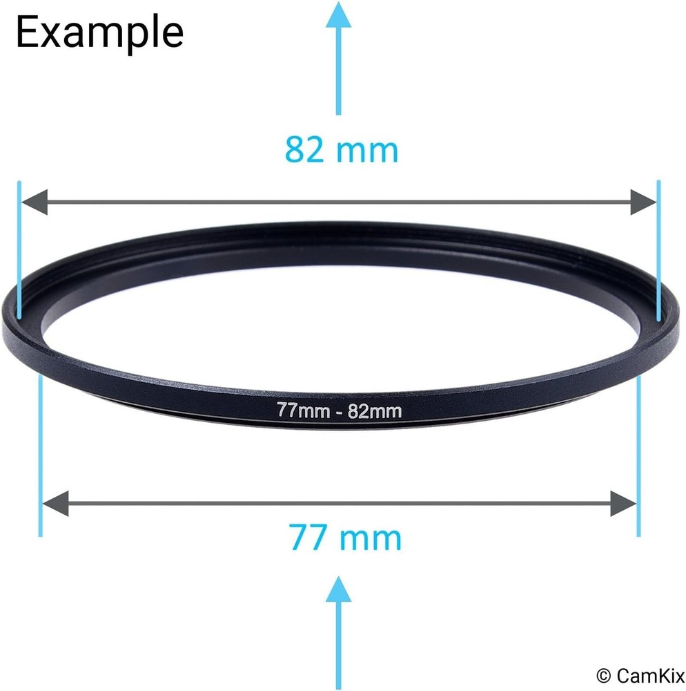 Versatile 9-Piece Step Up Lens Filter Adapter Rings for Maximum Compatibility