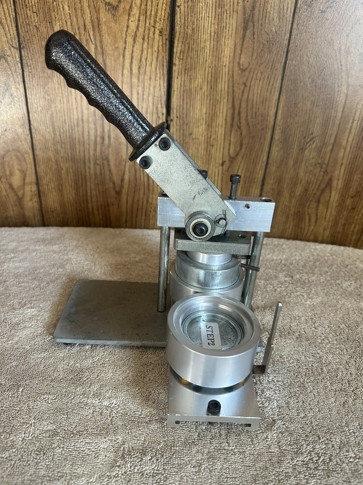 Heavy Duty Button Maker Button Stamp/Press Unbranded Works Great!
