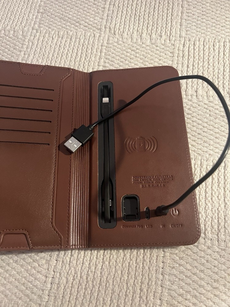 Madhav Cooper limited Muiti- functional Wire & Wireless Charging Wallet
