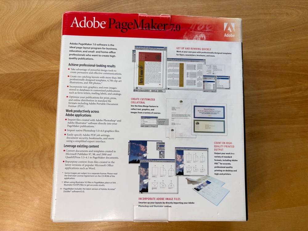 Adobe PageMaker 7.0 Education Version for Windows