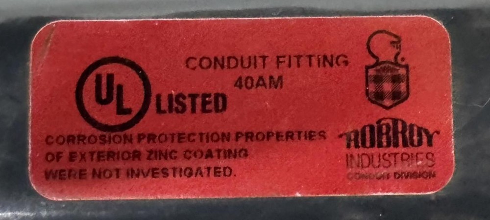 Robroy Industries 40AM Conduit Fitting