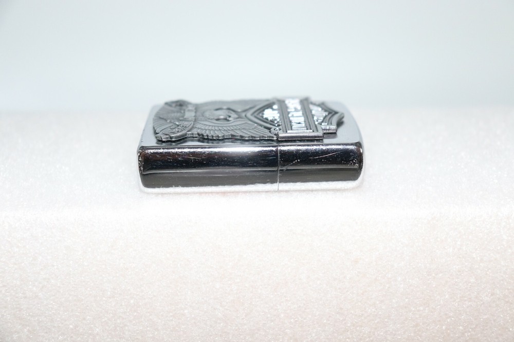 2012 Zippo Harley Davidson Split Emblem Lighter Factory Refurbished with Box