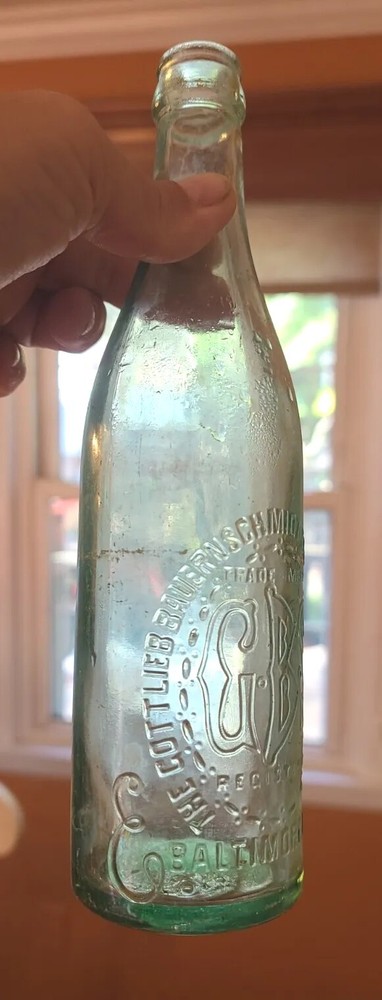 Mold Error Pre-Pro Beer Bottle GBS Baltimore MD Crown Top  Uncommon